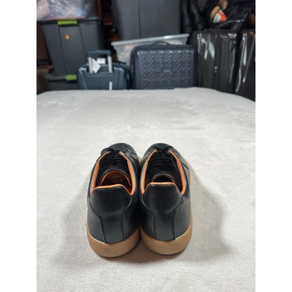 Beckett Simonon Morgen Classic Leather German Army GAT Trainer Black Gum 9.5